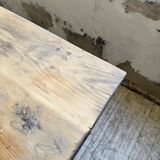 1950s pine farmhouse table 220cm