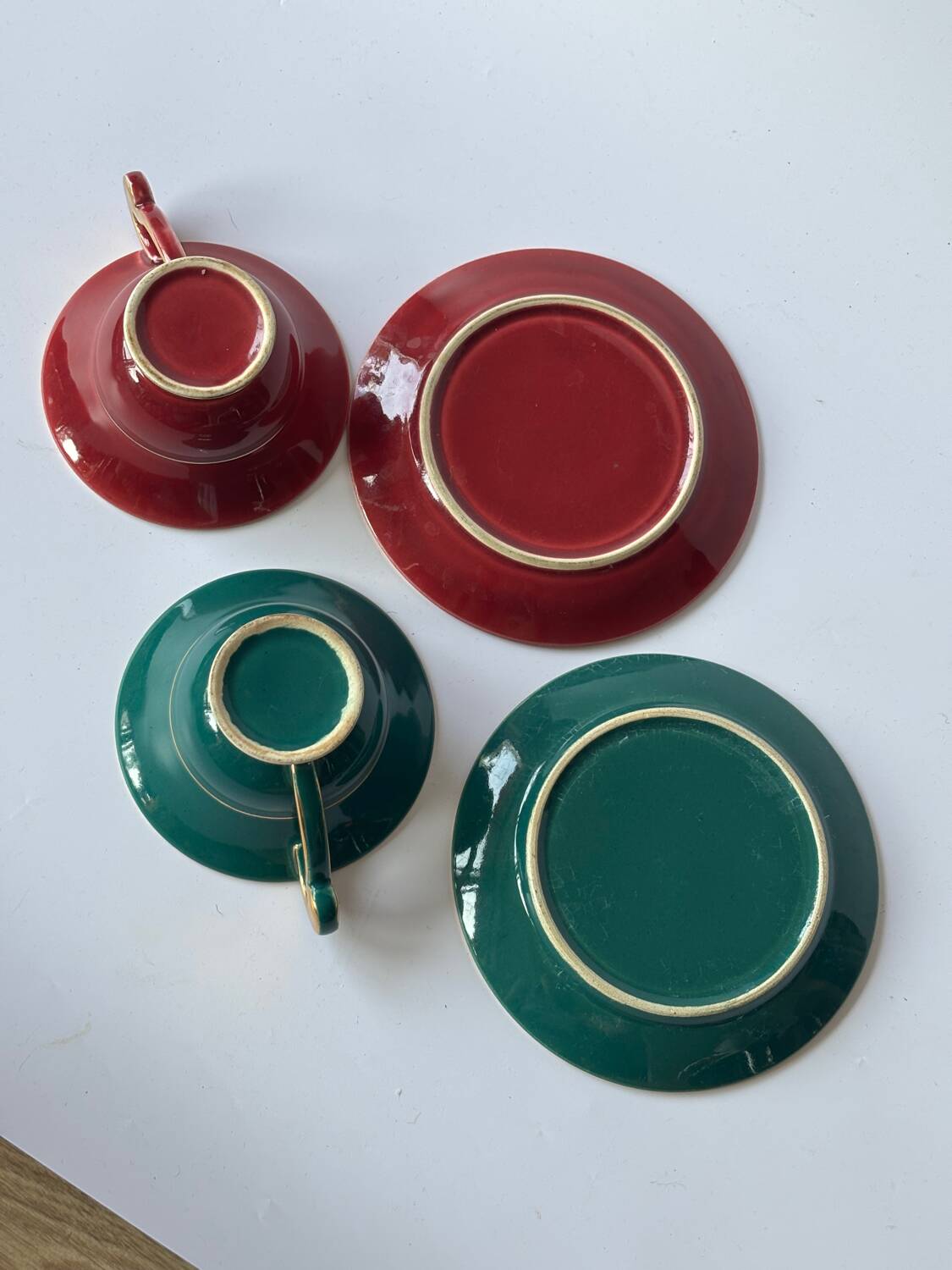 Tasses à café art déco