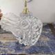 Pair of vintage gold and chiseled glass wall lights