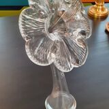 Soliflore vase in blown glass Italian design signed IVV