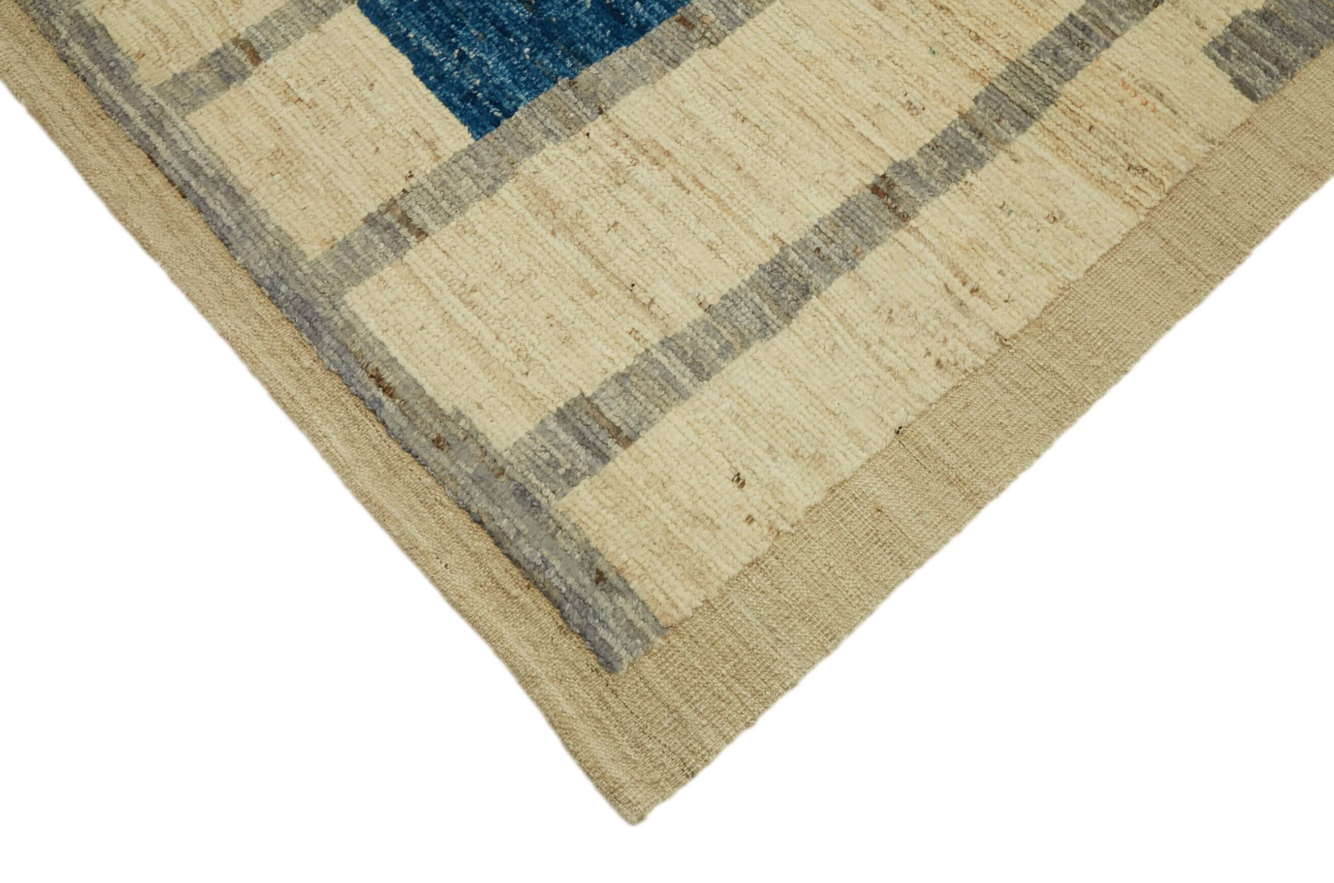 Handmade Tribal Decorative 280 cm x 370 cm Beige Wool Carpet