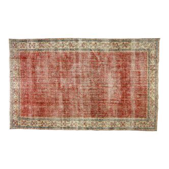 Anatolian handmade vintage rug 330 cm x 208 cm