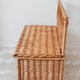 Rattan toy box