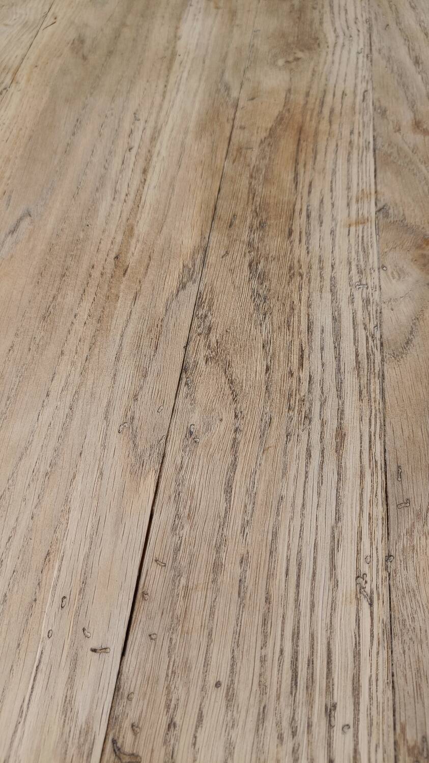 Old table made of raw wood