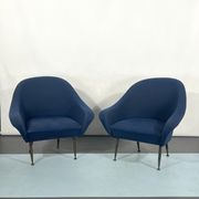 Mid-century modern loveseat and armchairs 50s