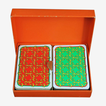 Hermès card game in its original box - vintage 1970