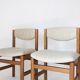Paire chaises scandinaves en teck