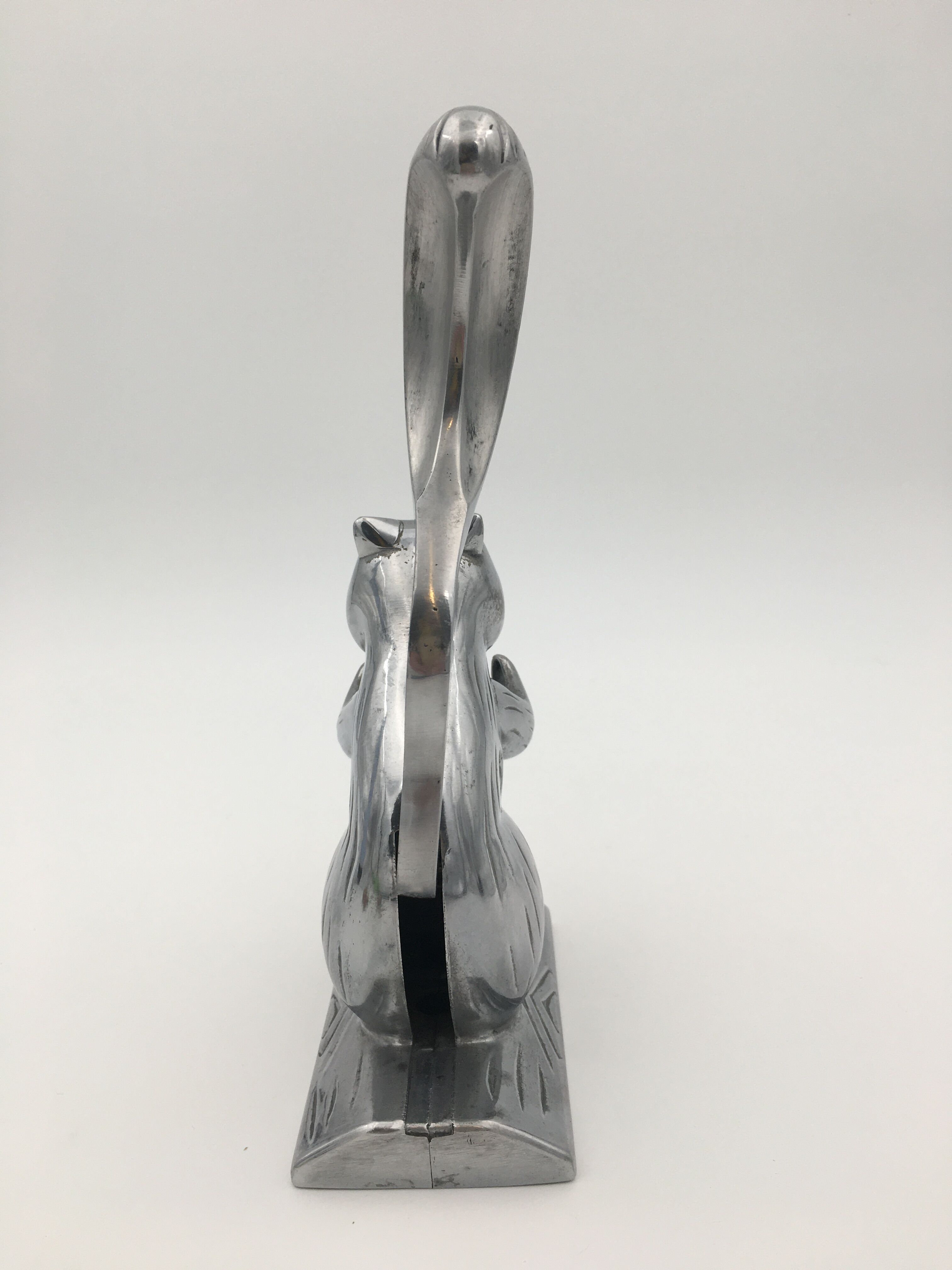 Nutcrackers, vintage nutcrackers squirrel shape, aluminum - 20th century