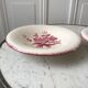 Duo of longchamp pink serving dishes 30s-40s