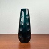 Mid-century German glass vase by Karl Friedrich Glas, 1960s.