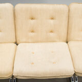Three-Seater Borkum Sofa and Armchairs by Johan Bertil Häggström for Ikea, 1970s, Set of 2