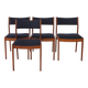 Set of 4 Vintage Danish Teak Chairs | Johannes Andersen | Idum Møbelfabrik