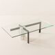 Table basse en marbre de Carrare par Hank Kwint pour Metaform, Italie, années 1980.