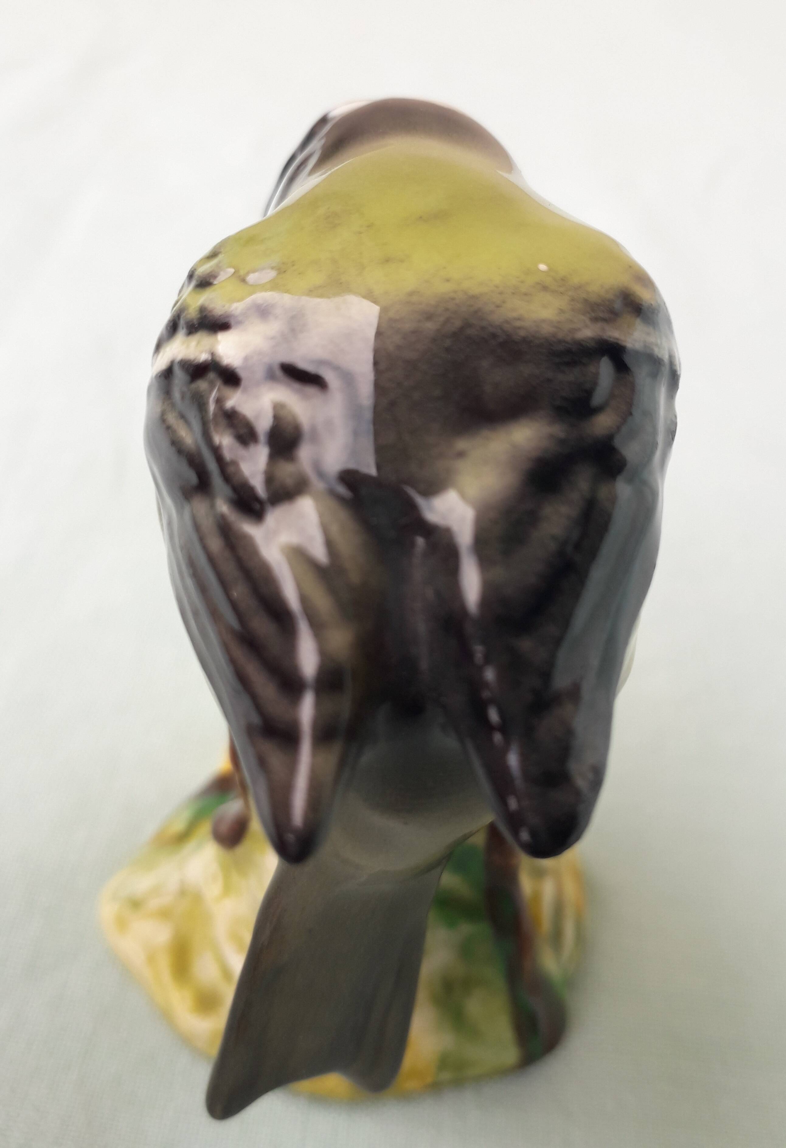 Oiseau mésange en céramique