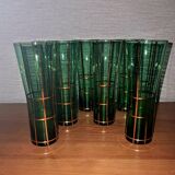 7 new 1950s orangeade glasses