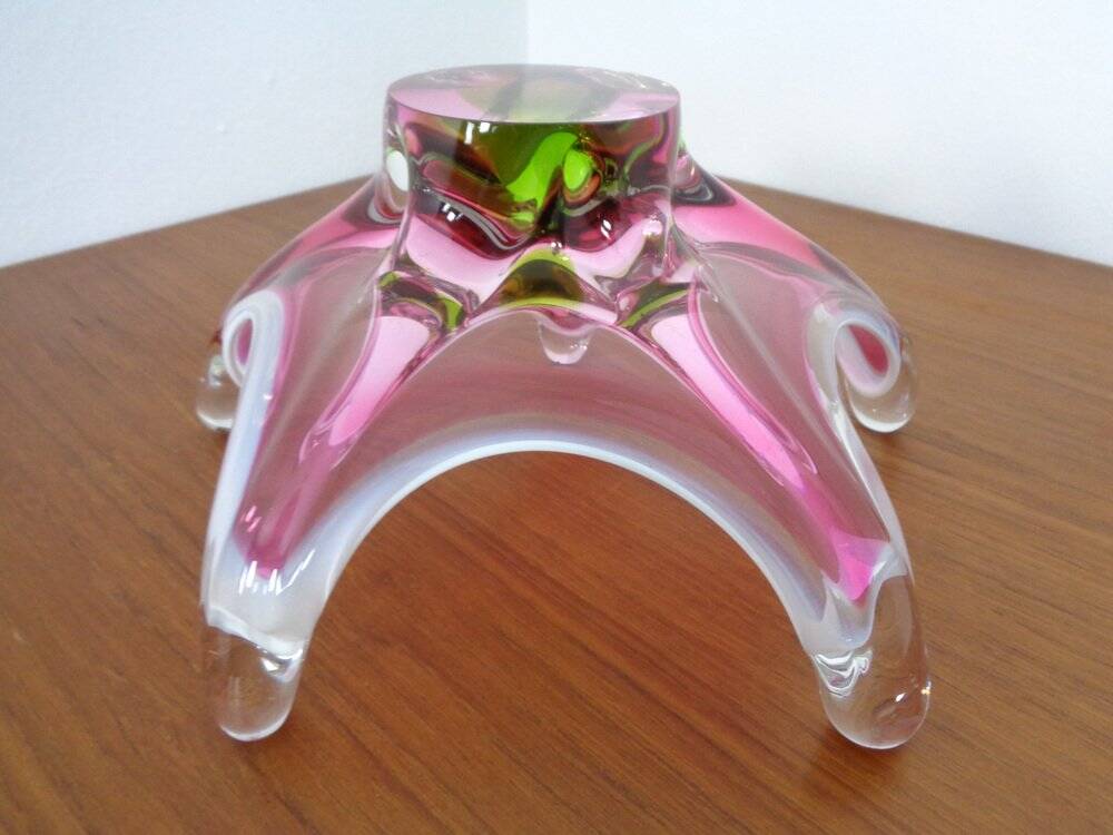 Large Italian bowl in Murano glass, 1960s