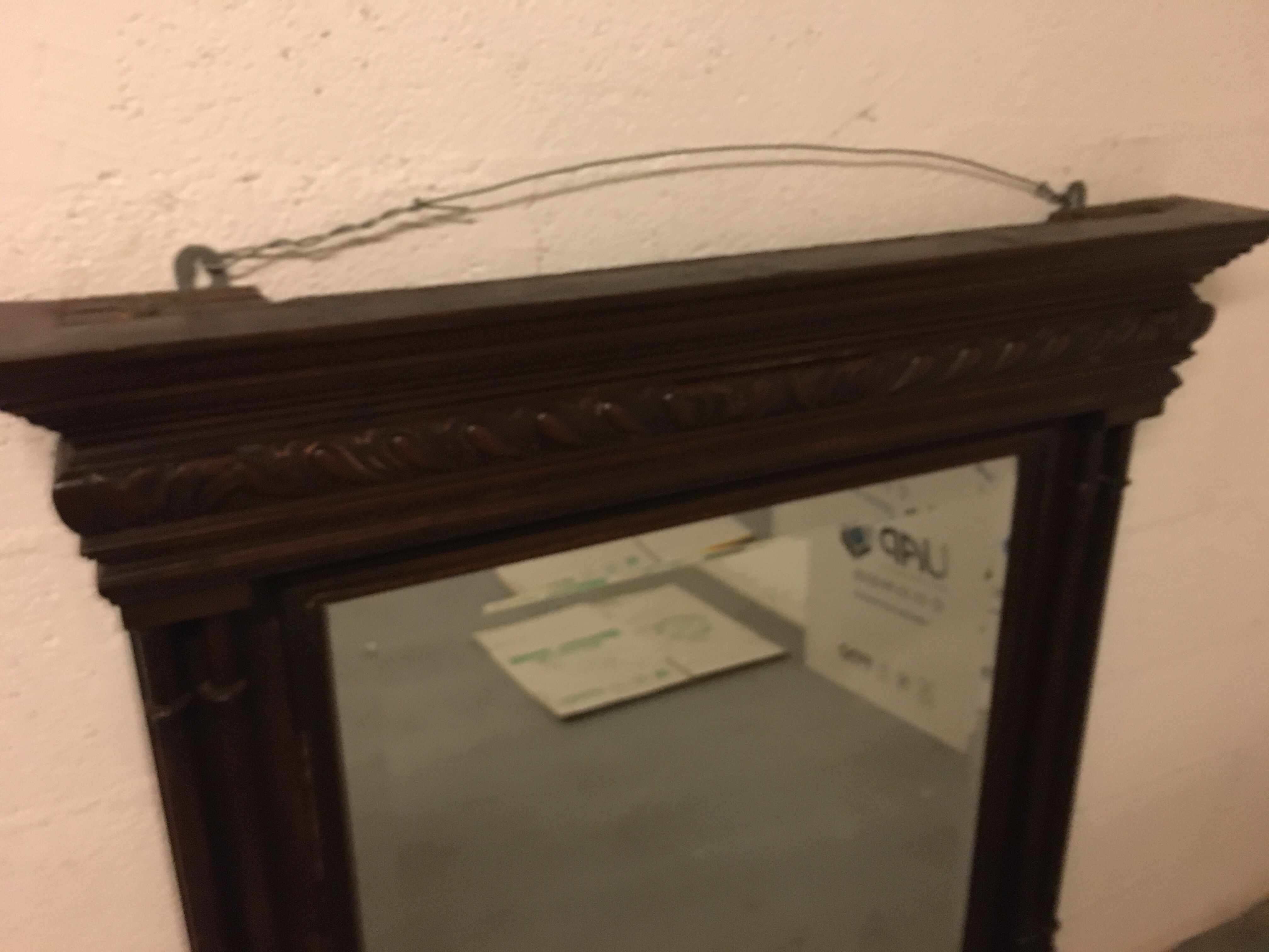 Miroir bois style Henri IV 91x114cm