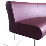 Leather sofa leather bench