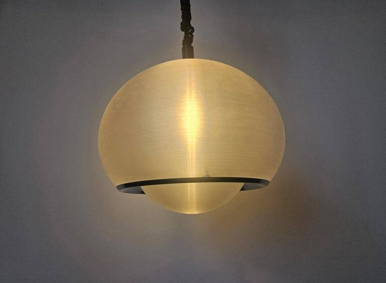 Rare Midcentury Pendant Meblo, Harvey Guzzini, Italy, 1970s