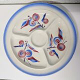 Compartmented earthenware dish