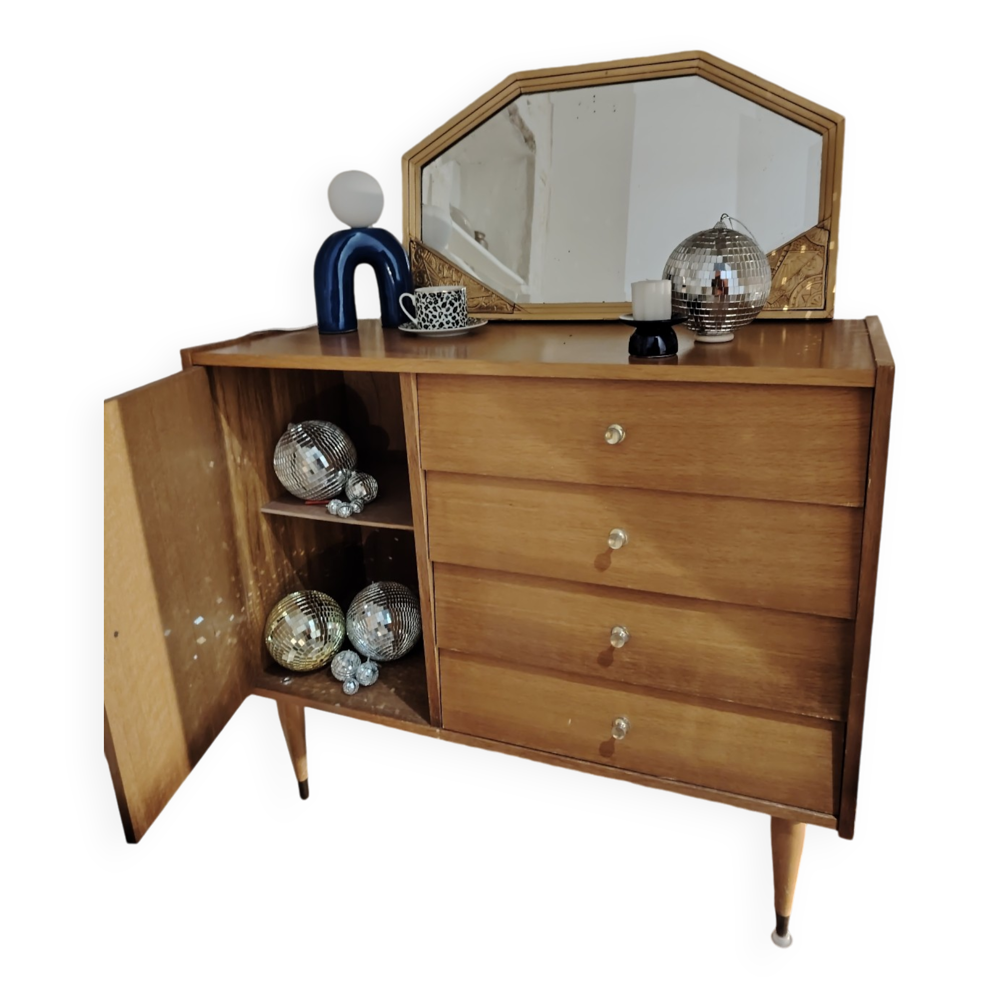 Commode asymétrique 70's