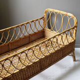Baby rattan bed