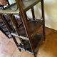 Set 2 rattan side tables / bedside tables year 50