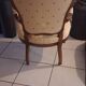 Louis Philippe style cabriolet armchair from the 19th century.