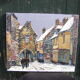 Painting "village scene"