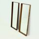 Large Scandinavian Rectangular Rosewood Mirror 1960s