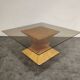 Bamboo coffee table by McGuire, 1980s