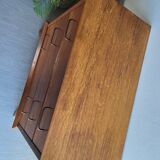 Vintage chest of drawers with splayed legs