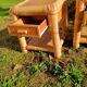 Vintage bamboo bedside tables