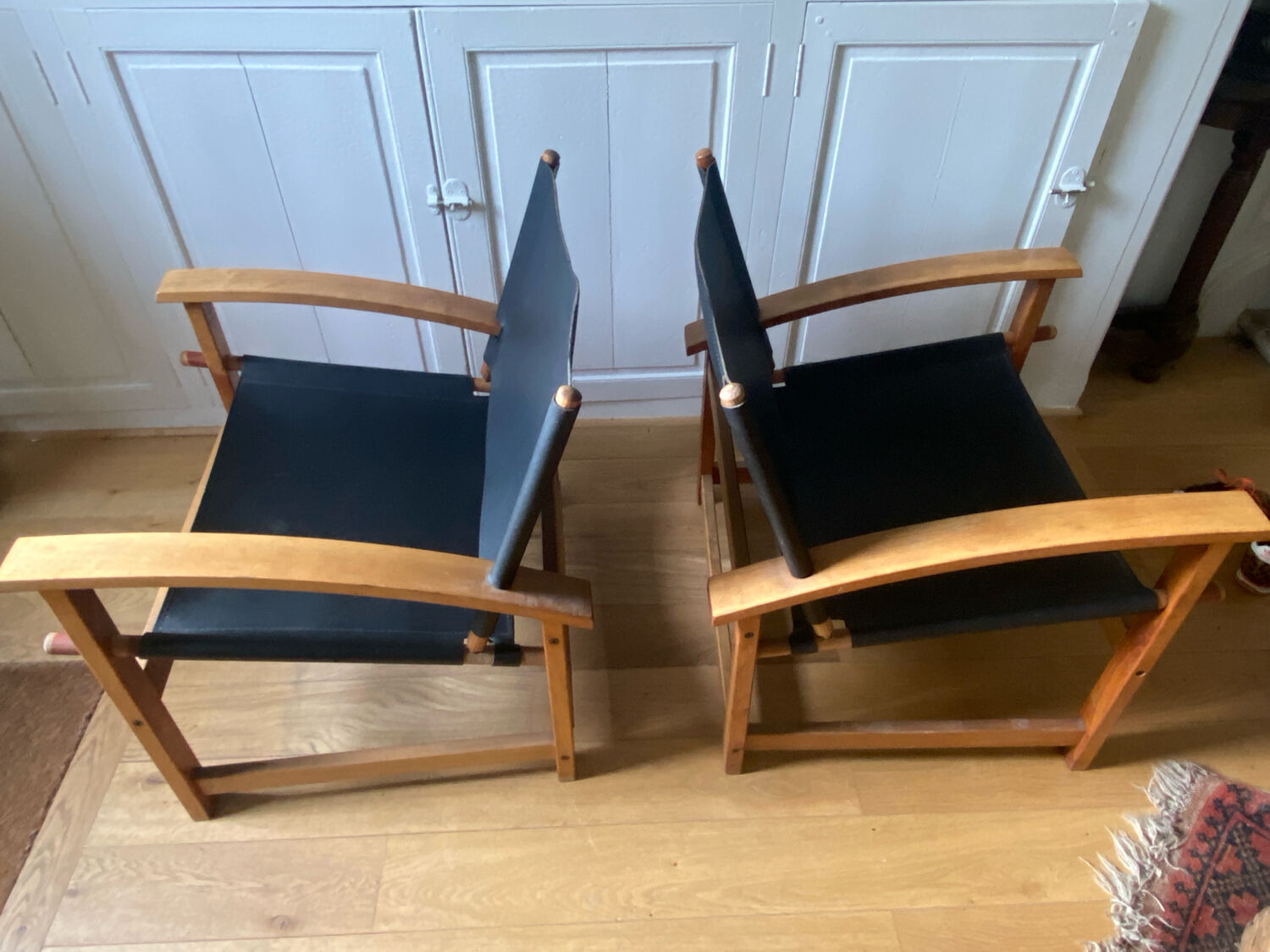 Paire de fauteuils « safari « vintage HYLLINGE MŌBLER