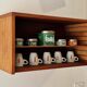 Étagère murale ou à poser teck style scandinave
