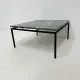 Mid-century modern green marble coffee table, 1970s