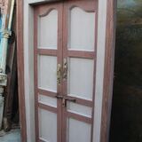 Indian door in old teak