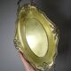 Large empty pocket bowl, antique rockwork, gilded metal, Louis XV style.