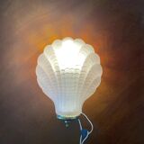 Pair of vintage shell sconces