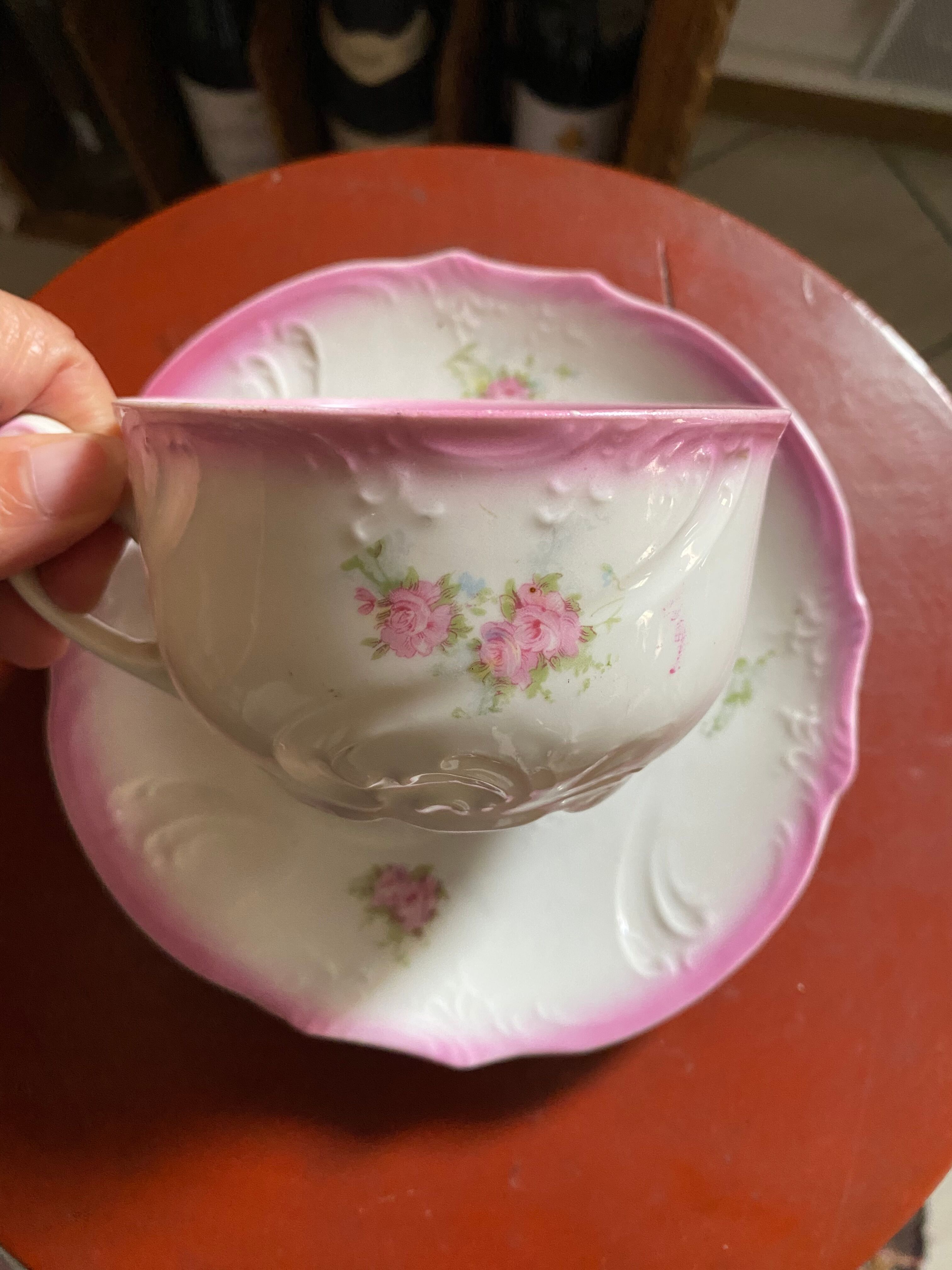 Samaritan advertising teacup