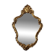 Golden shell mirror