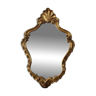 Miroir doré style baroque