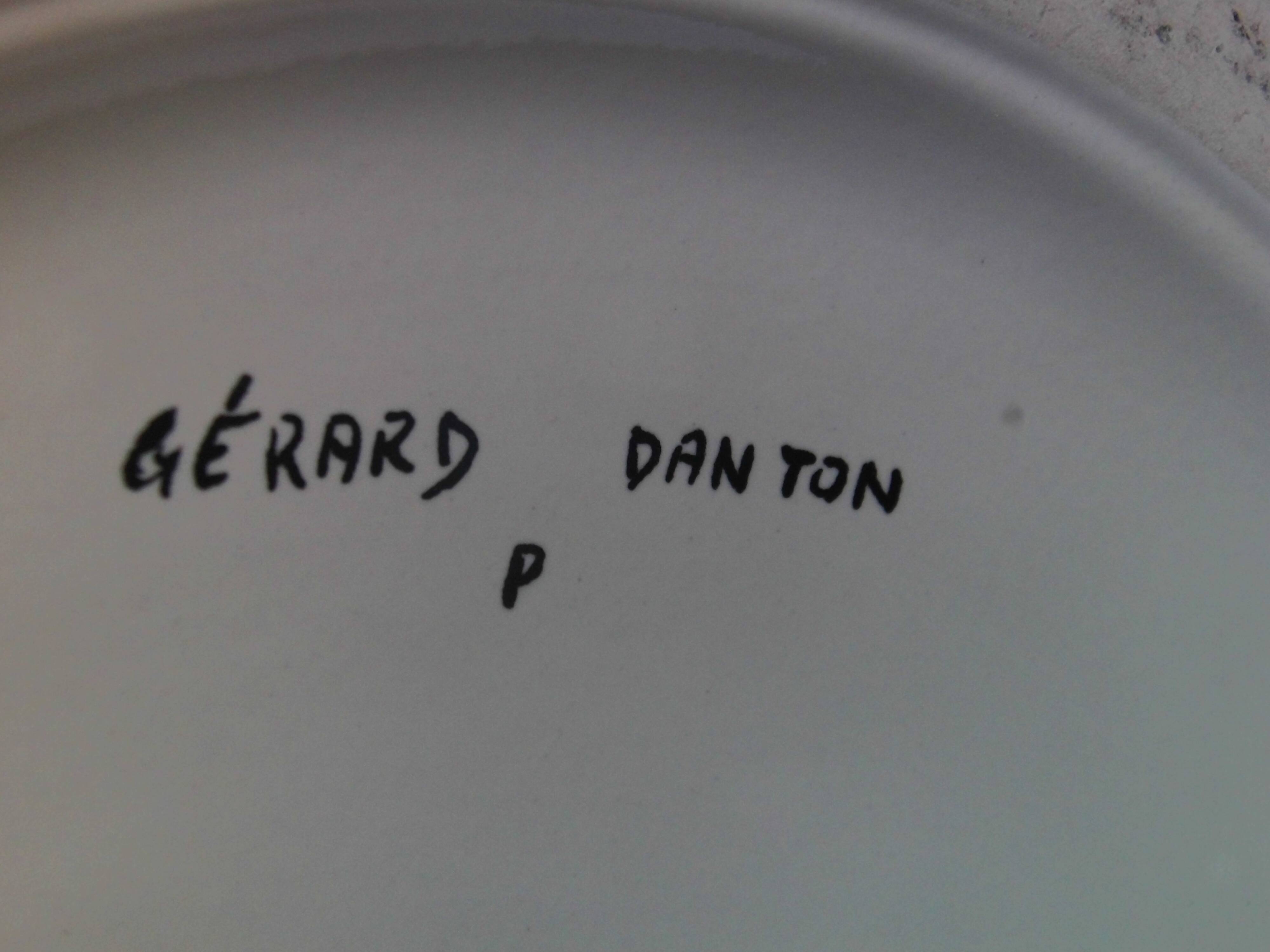 Gérard Danton sky blue table lamp