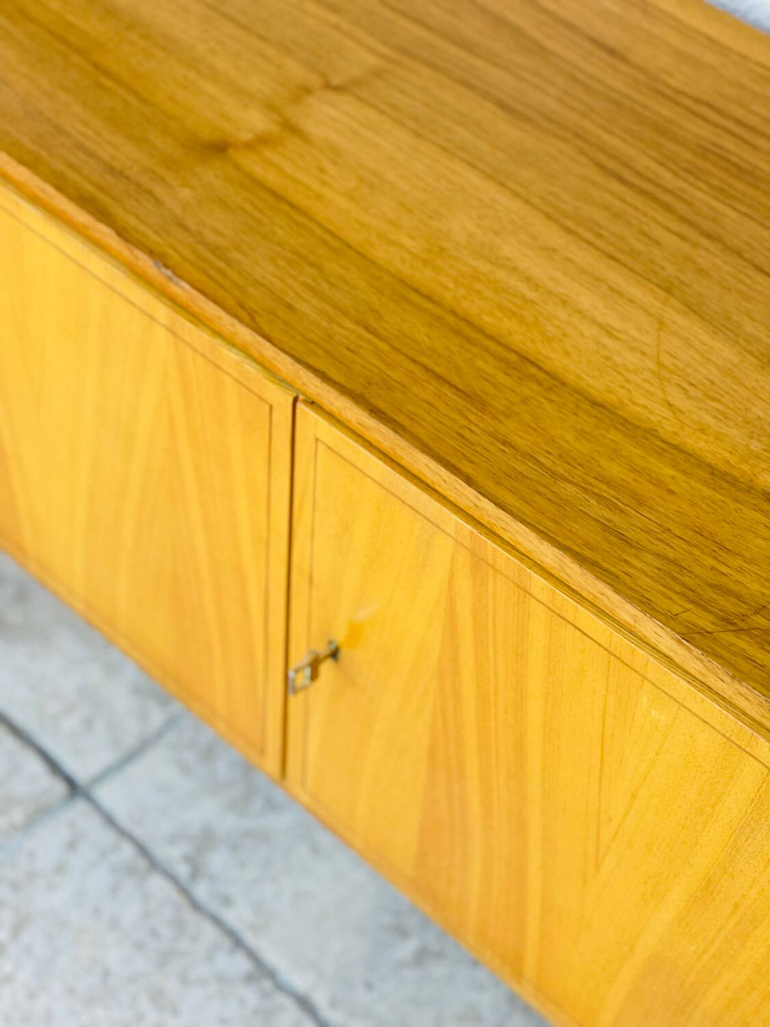 Small vintage oak sideboard