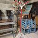 Vintage 1970s parrot coat rack with balls