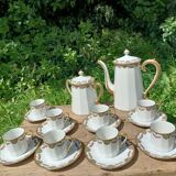 Limoges porcelain tea service - Walbecque Dewitte Armentières