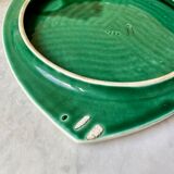 Ceramic table mat of Sarreguemines vintage design 60s