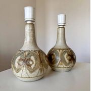 Vintage Danish table lamps in ceramic from Søholm, 1960s, set of 2