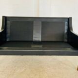 Canapé 2 personnes G. Thams vintage rétro danois du milieu du siècle en cuir noir