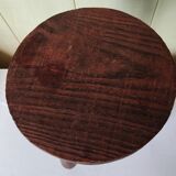 Tabouret bois rustique